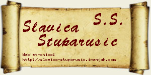 Slavica Stuparušić vizit kartica